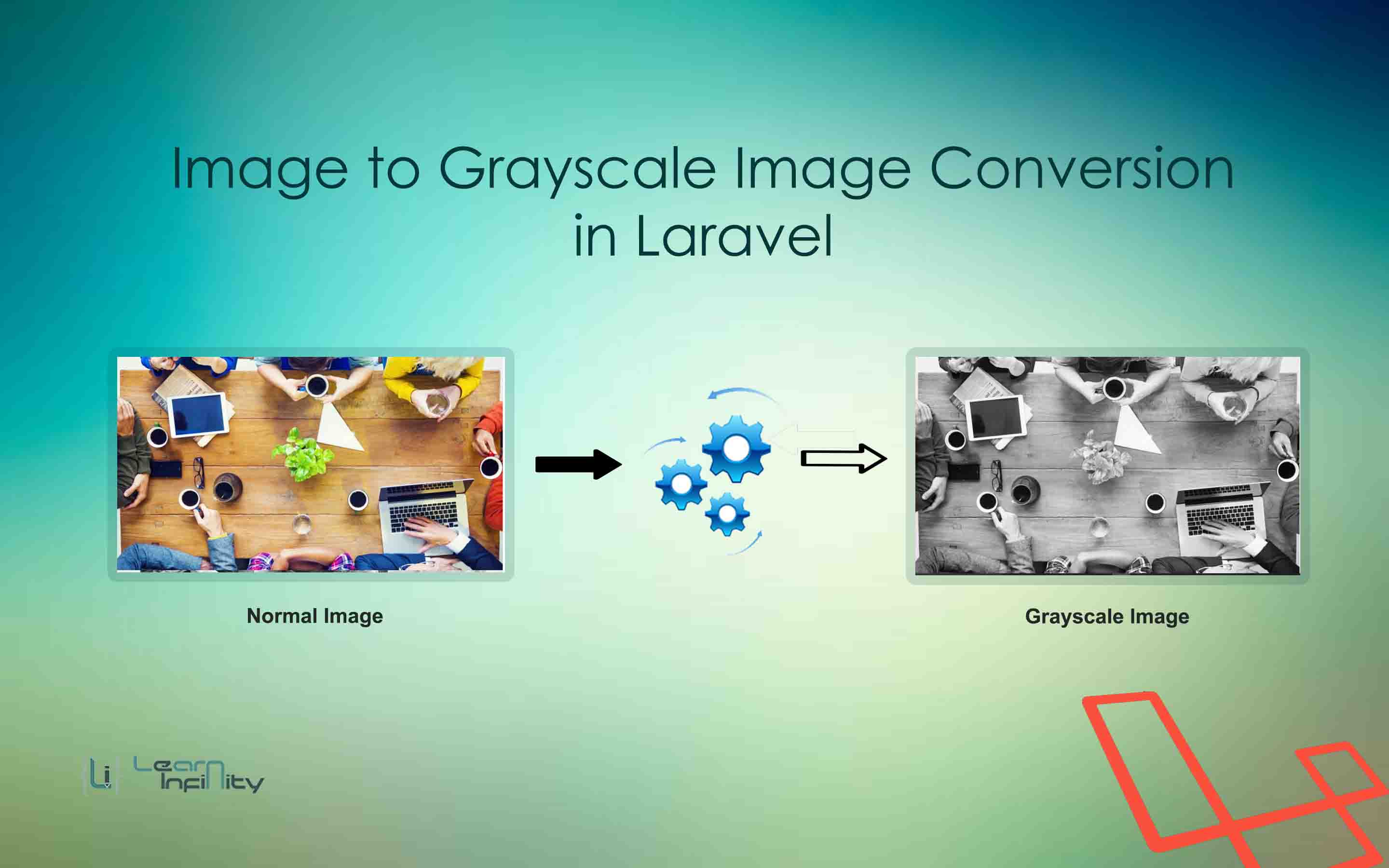 Image to Grayscale Image Conversion in Laravel