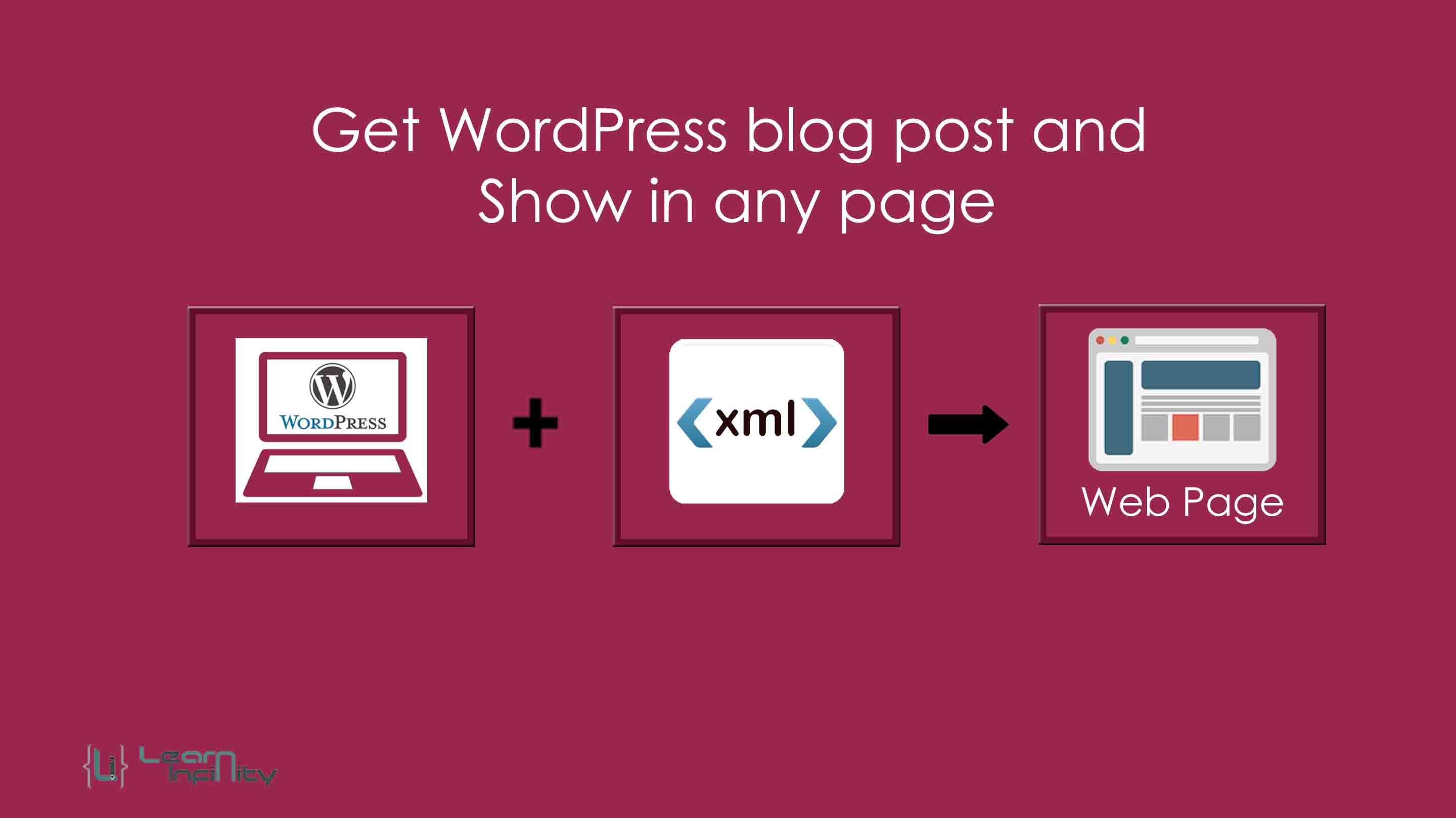 Get WordPress blog post and show in any page