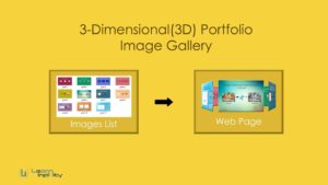 3-Dimensional(3D) Portfolio Image Gallery using HTML & CSS