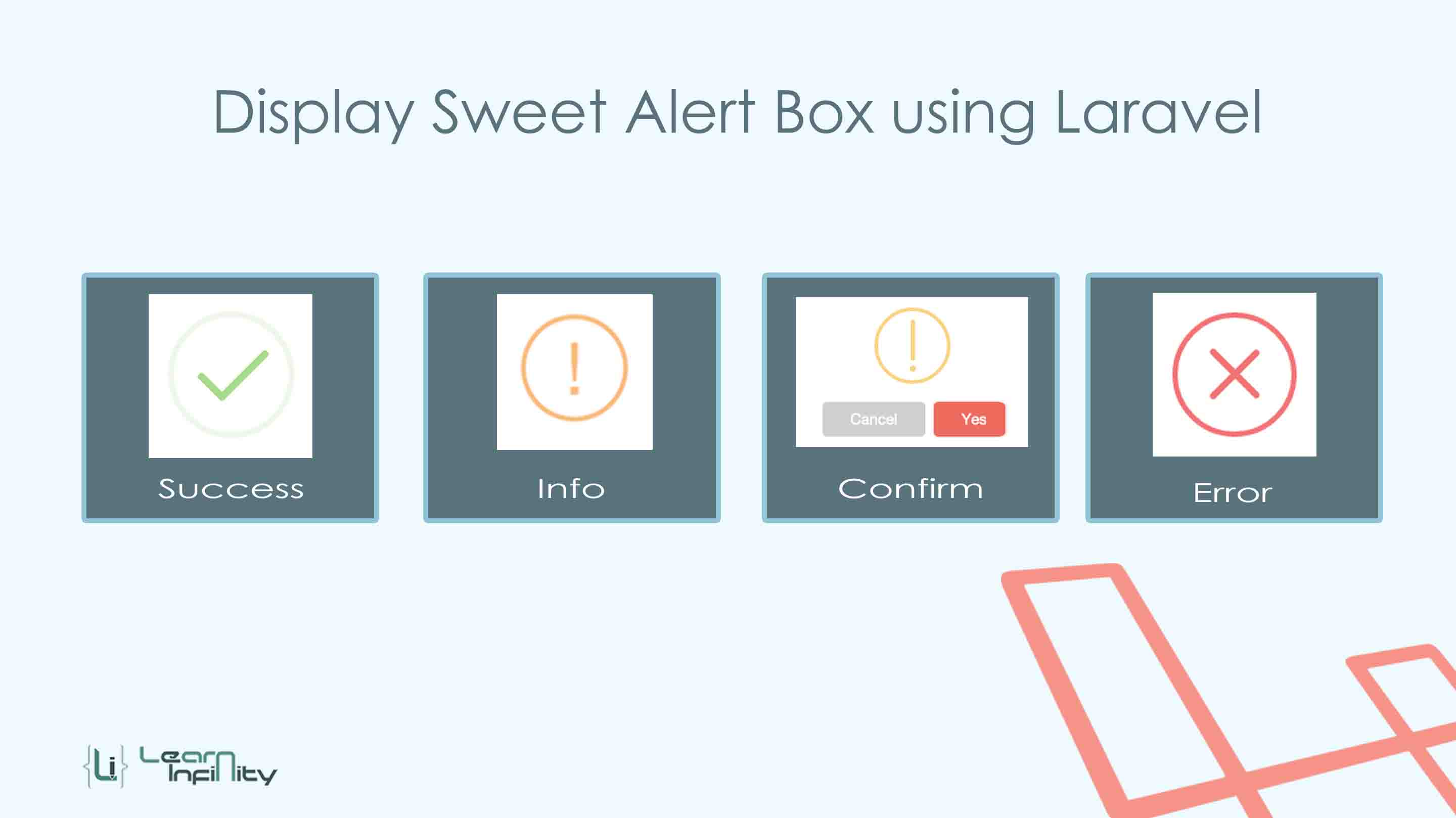 Display Sweet Alert in Laravel using uxweb/sweet-alert