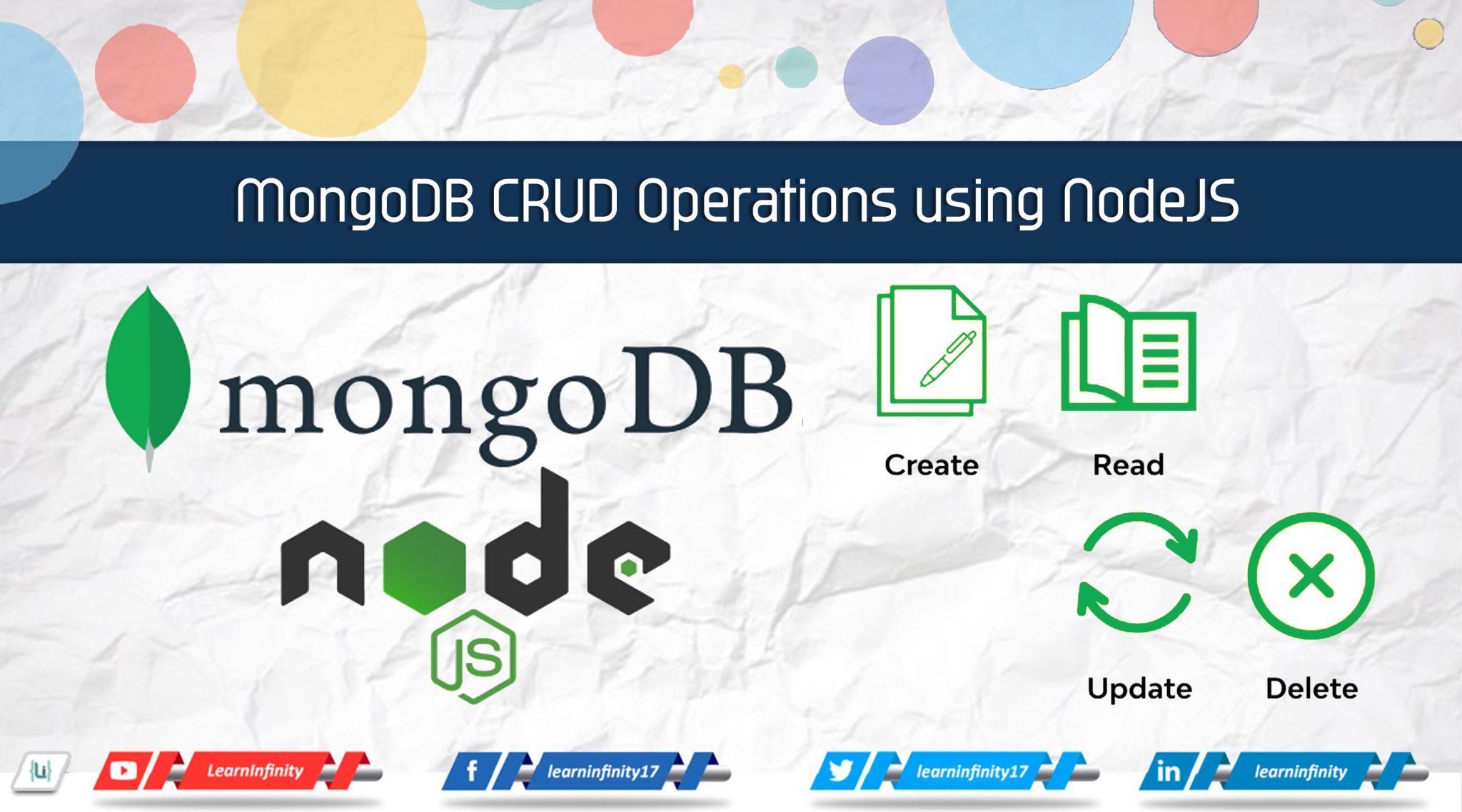 MongoDB CRUD Operations Using NodeJS ~ Learn Infinity